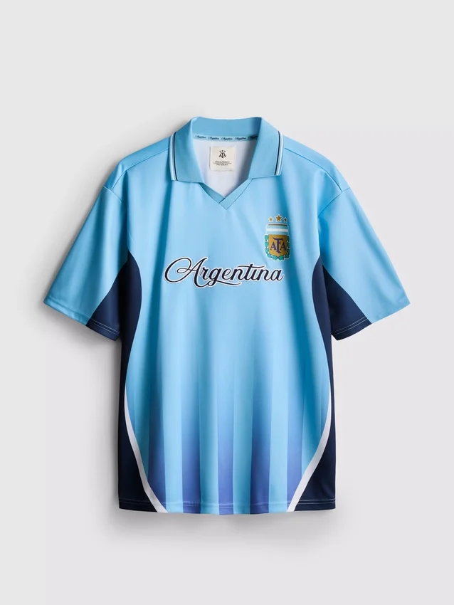 Argentinië T-shirt met korte mouwen van mesh