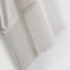 Asymmetrisch T-shirt met franjes van katoen