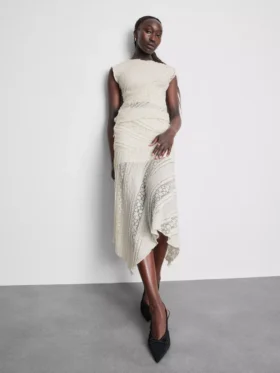 Asymmetrische kanten tanktop