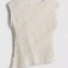 Asymmetrische kanten tanktop