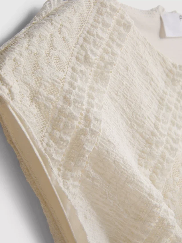 Asymmetrische kanten tanktop