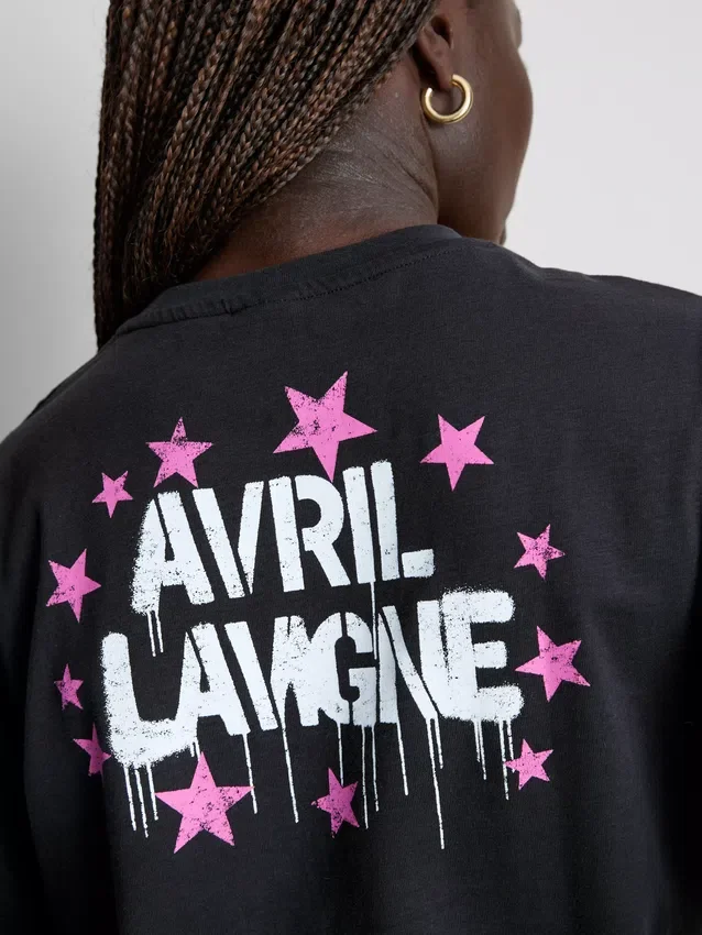Avril Lavigne katoenen T-shirt met print