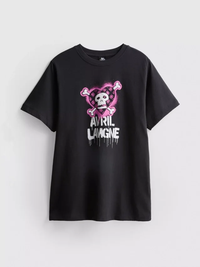 Avril Lavigne katoenen T-shirt met print