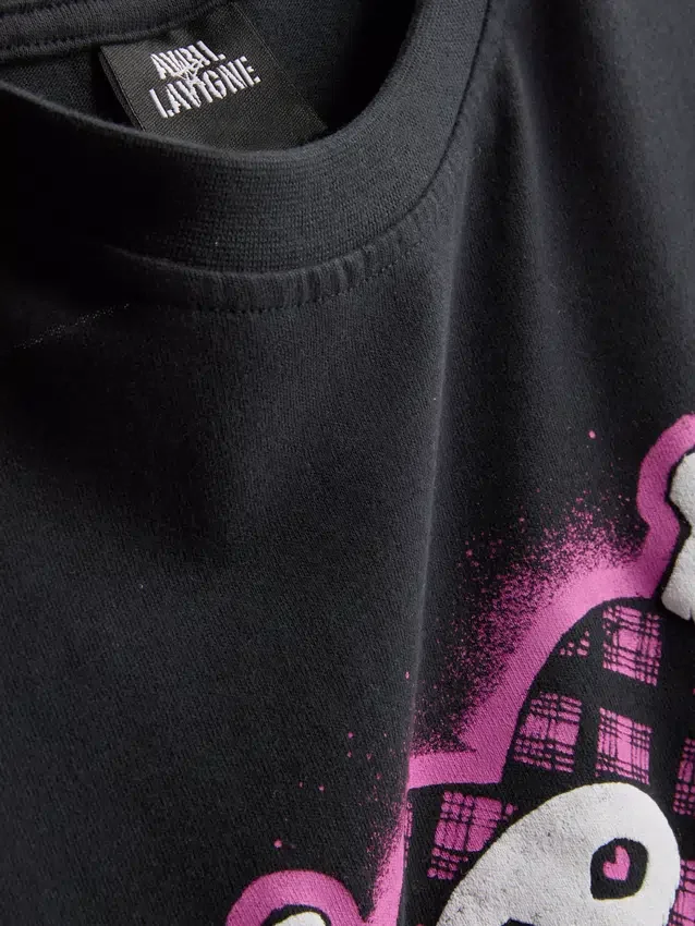 Avril Lavigne katoenen T-shirt met print