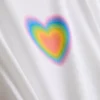 Baby-T-shirt met ‘Pride Heart’-print, rijk aan katoen