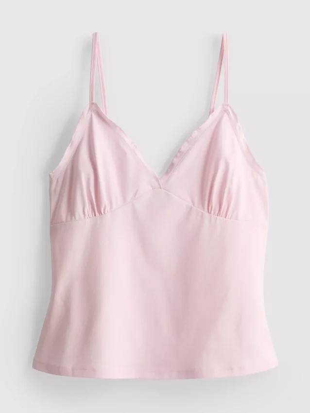 Babydoll-topje met V-hals