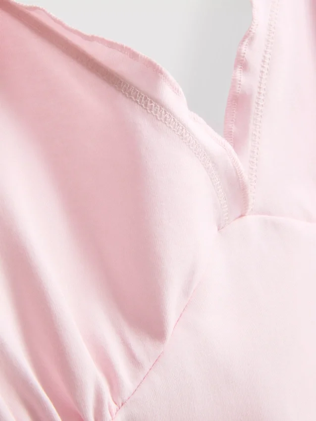 Babydoll-topje met V-hals