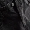 Baggy denimshort met middelhoge taille