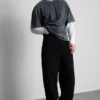 Baggy jeans met middelhoge taille