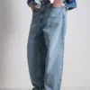 Baggy jeans met middelhoge taille