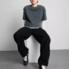 Baggy jeans met middelhoge taille