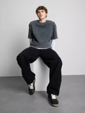 Baggy jeans met middelhoge taille