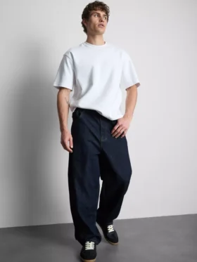Baggy jeans met middelhoge taille