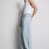 Baggy jeans met middelhoge taille