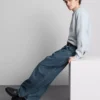 Baggy jeans met middelhoge taille