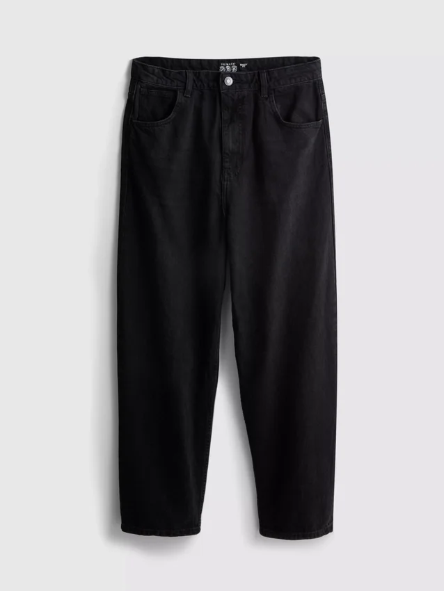 Baggy jeans met middelhoge taille