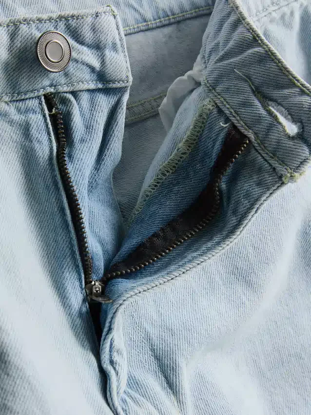 Baggy jeans met middelhoge taille