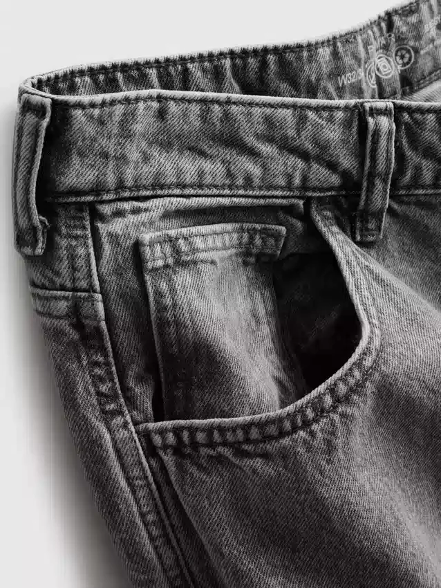 Baggy jeans met middelhoge taille
