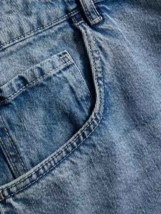 Baggy jeans met middelhoge taille