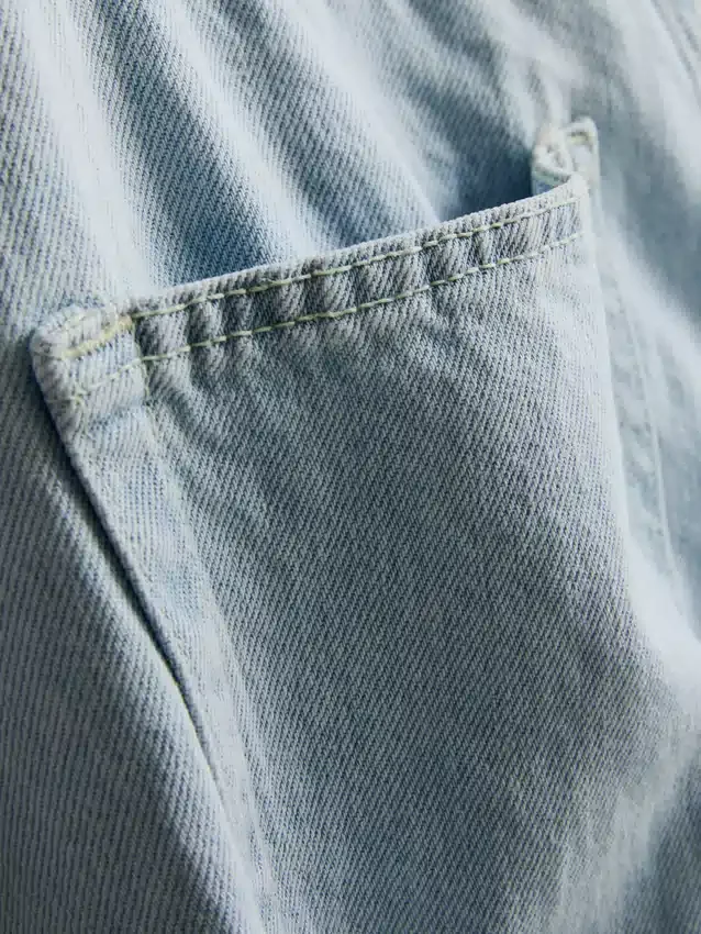 Baggy jeans met middelhoge taille
