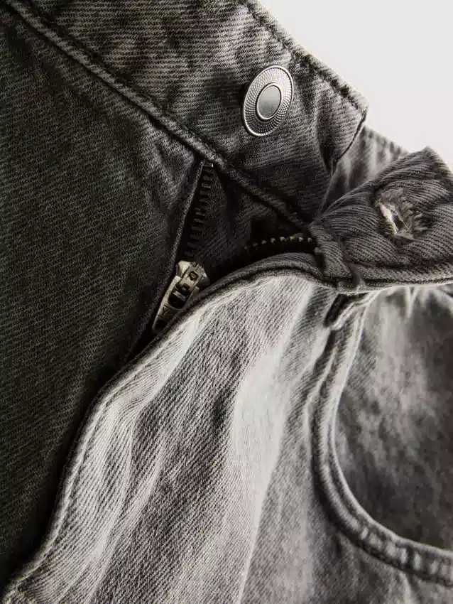 Baggy jeans met middelhoge taille