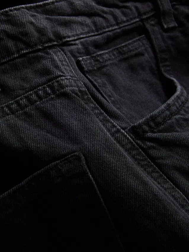 Baggy jeans met middelhoge taille