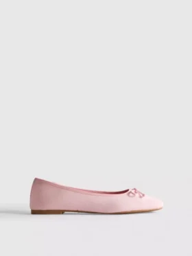 Ballerina’s met strik aan de voorkant