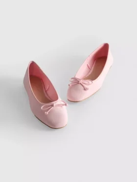 Ballerina’s met strik aan de voorkant