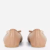Ballerina's met strik als platte schoenen