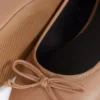 Ballerina's met strik als platte schoenen
