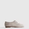 Ballerina's met strikdetail aan de zijkant van de platte schoenen