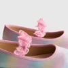 Ballerina's met vlinderapplicatie