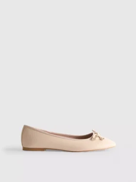 Ballerina's platte schoenen van kunstleer