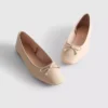 Ballerina's platte schoenen van kunstleer