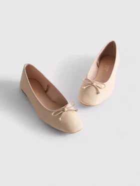 Ballerina’s platte schoenen van kunstleer