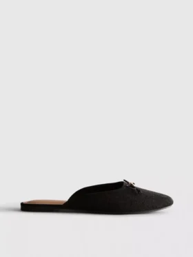 Ballerina-sandalen met strikdetail