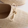 Ballerina-sandalen met strikdetail