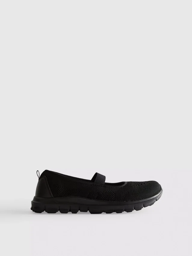 Ballerina-sneakers om aan te trekken