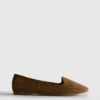 Balletplatte schoenen met uitsnijdingen