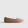 Balletplatte schoenen met uitsnijdingen