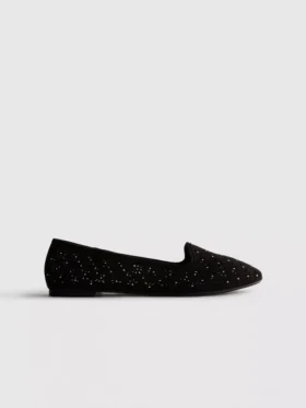 Balletplatte schoenen met uitsnijdingen