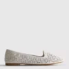 Balletplatte schoenen met uitsnijdingen