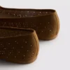 Balletplatte schoenen met uitsnijdingen