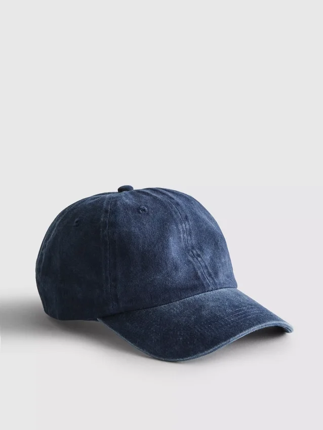 Baseballpet met acid wash-effect