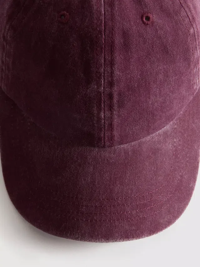 Baseballpet met acid wash-effect