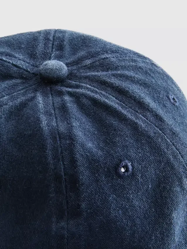 Baseballpet met acid wash-effect