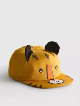 Baseballpet met tijgerprint
