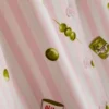 Bedrukte boyfriend-pyjama met korte broek