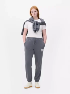 Bedrukte joggingbroek met omgeslagen boorden