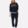 Bedrukte joggingbroek met omgeslagen boorden